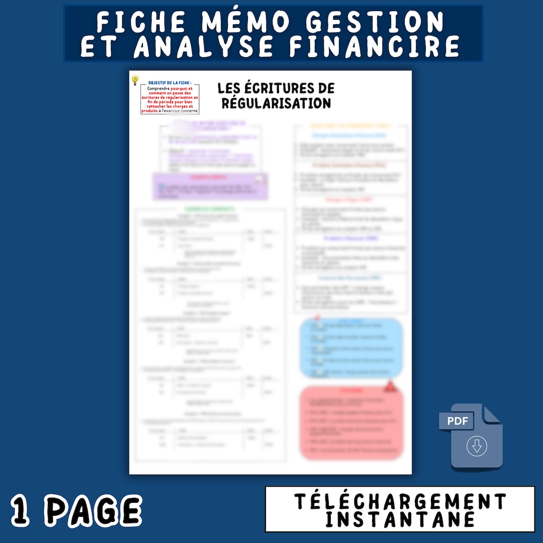 Accounting Memo Sheet – Adjusting Entries – PDF - Etsy