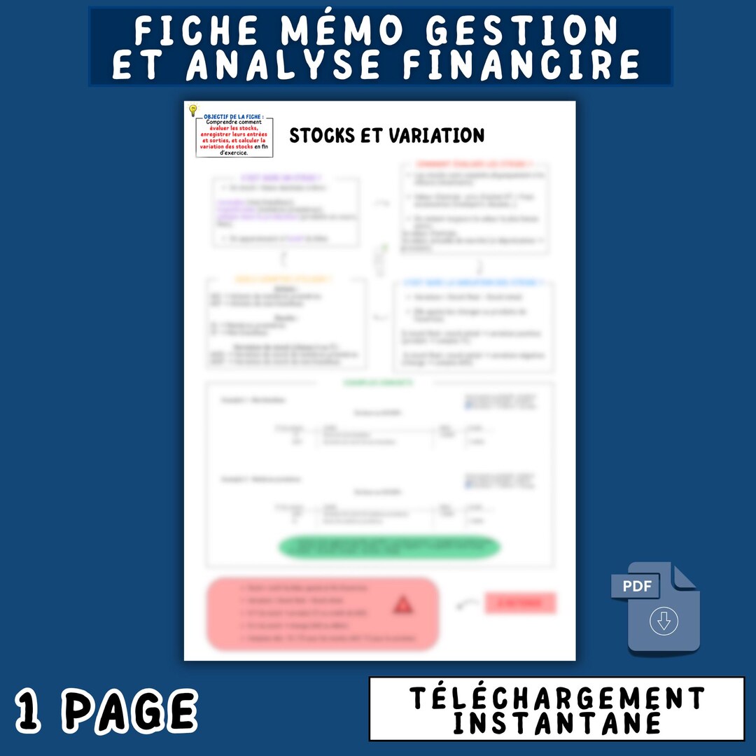 Check On Inventory Memo.pdf Accounting Memo Sheet – Inventory and Variation – PDF - Etsy