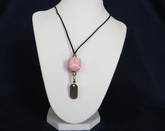 Fashion Jewelry - Pink Love Charm Adjustable  Necklace