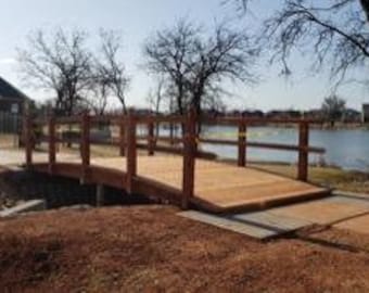 thumbnail: Mini Houten Boogbrug Voor Miniatuurtuin Of Poppenhuis – Handgemaakt Decoratief Accessoire 1:12 Schaal