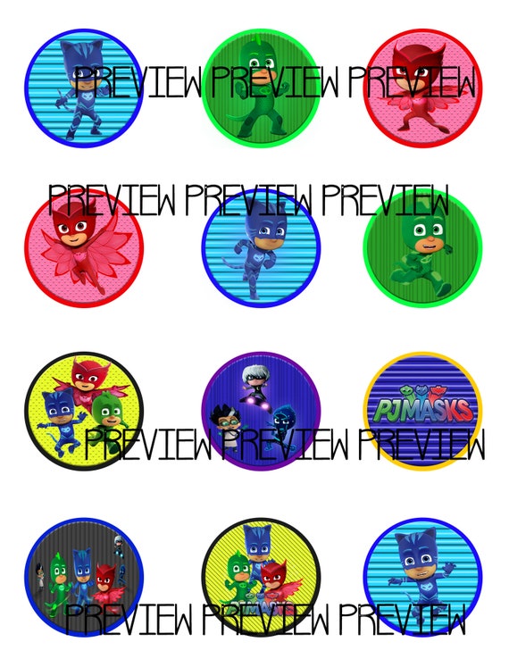 pj masks mask edible