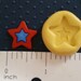 STAR MOLD for fondant candy clay chocolate polymer clay gumpaste Fourth of July 4TH cake pops cupcake toppers cookies resin charm small mini