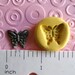 BUTTERFLY SILICONE mold flexible food safe 4 fondant chocolate candy wax polymer clay cold porcelain cake pops oreo candle soap embeds mini