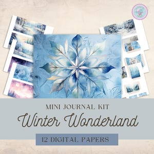 Mini kit de journal indésirable de Noël - kit d'artisanat imprimable - éphémères vintage - fournitures de scrapbooking pour les fêtes