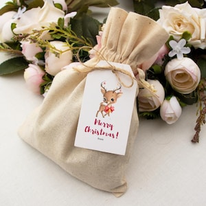 Printable Christmas Gift Tags - Digital Download - Holiday Gift Tags - Cute Christmas Tags