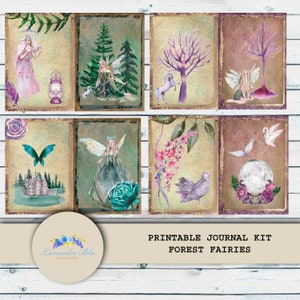 Forest Fairies Printable Junk Journal Kit (PDF) - Etsy