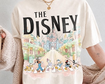 Comfort Colos® Mickey and Friends Shirt, Vintage Disney Shirt, Magic Kingdom Shirt, Meet Me On Main Street Shirt, Disney Family Vacation Tee