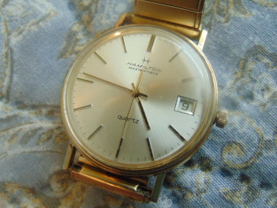 Hamilton masterpiece 10k gold cheap filled