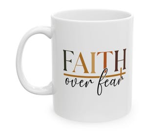 Christelijke koffiemok, bijbelstudiecadeau, inspirerende mok voor christen, positief cadeau koffiemok