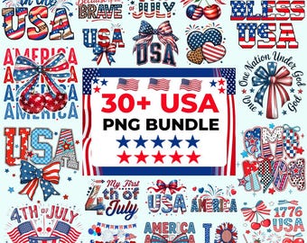 30+ USA Bundle Png, Statue of Liberty Png for T Shirts, Retro America Png, 250th Anniversary 4th of July Bundle Svg, 4th of July Designs Png