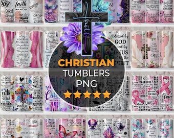 Christian Tumbler Wrap, Sublimation Design, Faith Sublimation, God Is our Refuge & Strength 20oz Skinny Tumbler Png, Bible Verse Wrap