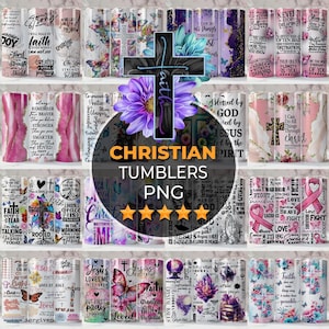 Christian Tumbler Wrap, Sublimation Design, Faith Sublimation, God Is our Refuge & Strength 20oz Skinny Tumbler Png, Bible Verse Wrap