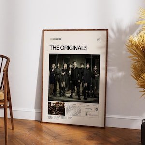 The Originals Poster, TV Series Poster, Retro Vintage Movie Print, Minimalist Movie Poster, TV Show Print, Custom Poster, Midcentury Modern