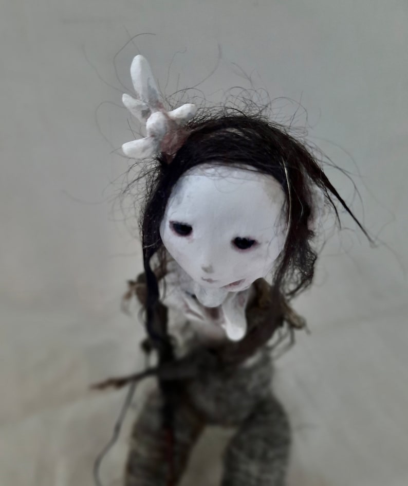 OOAK art doll Mynka A dweller of Winter's Edge image 1