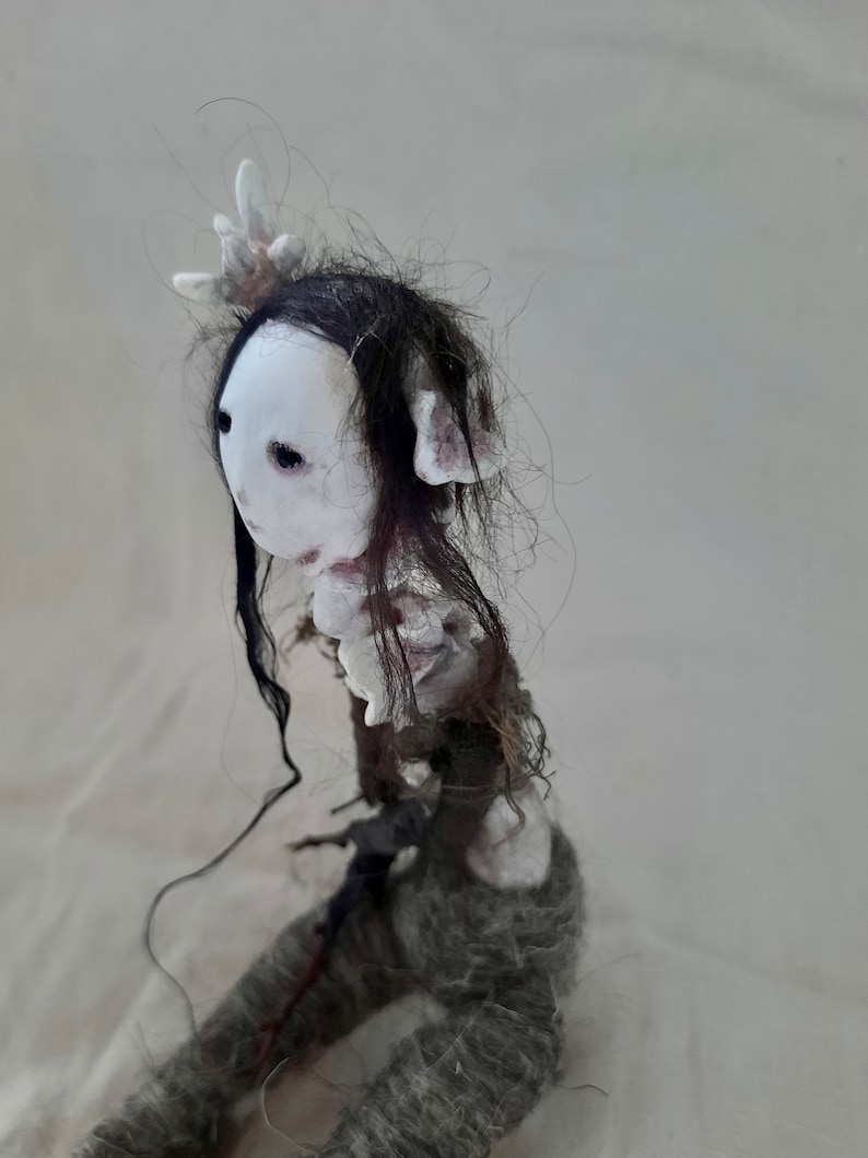 OOAK art doll Mynka A dweller of Winter's Edge image 2