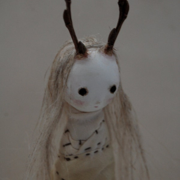 OOAK Paper Clay Art Doll - Wilgia