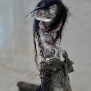 OOAK art doll Mynka A dweller of Winter's Edge image 7