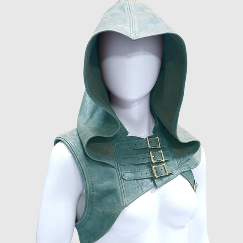 Hooded Shoulder Cape Medieval Armor Fantasy Cosplay Hood Renaissance hooded-shoulder-cape-medieval-armor-fantasy-cosplay-hood-renaissance