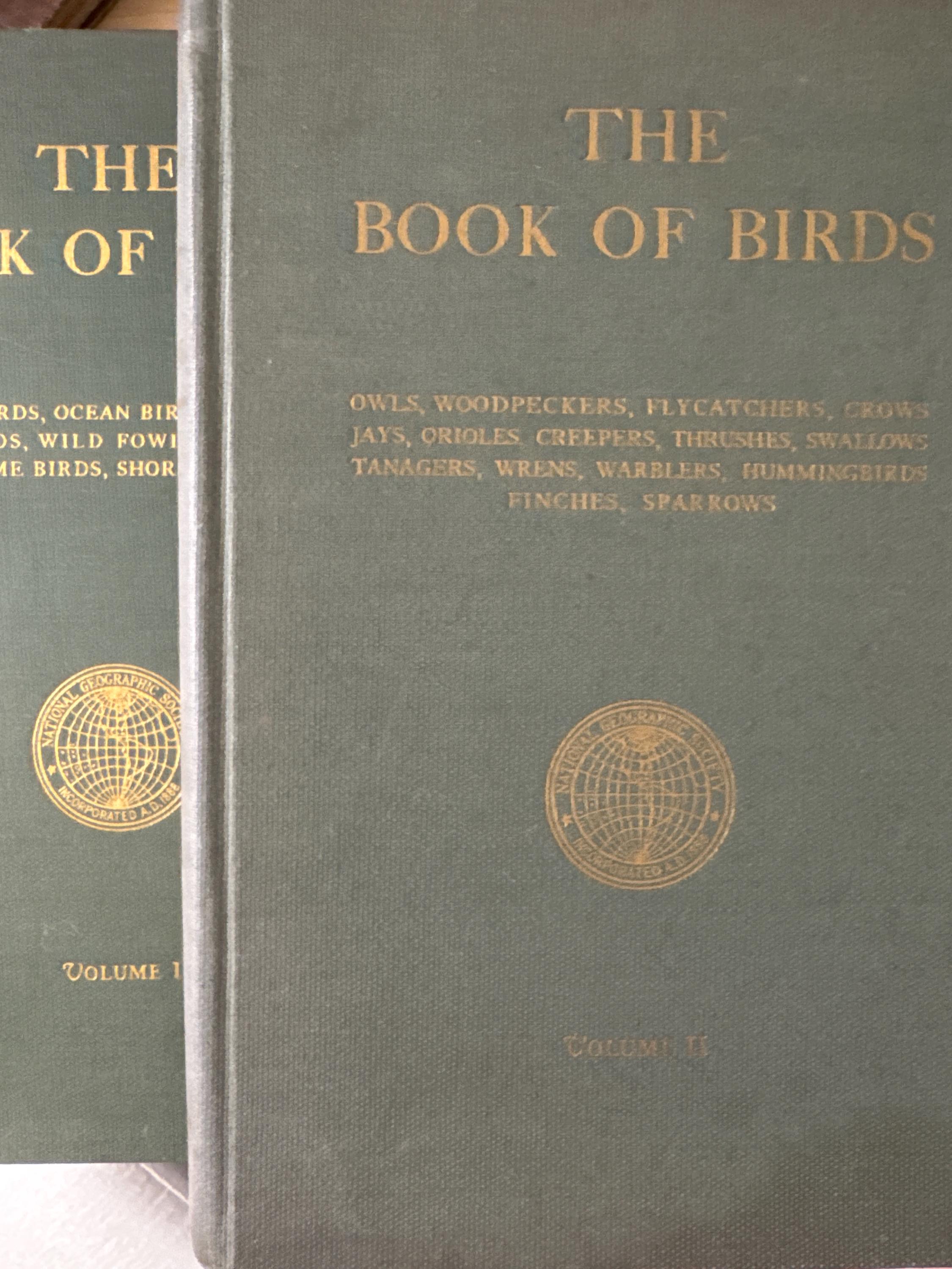 The book of Birds volume 1 & 2 - National Geographic 1937