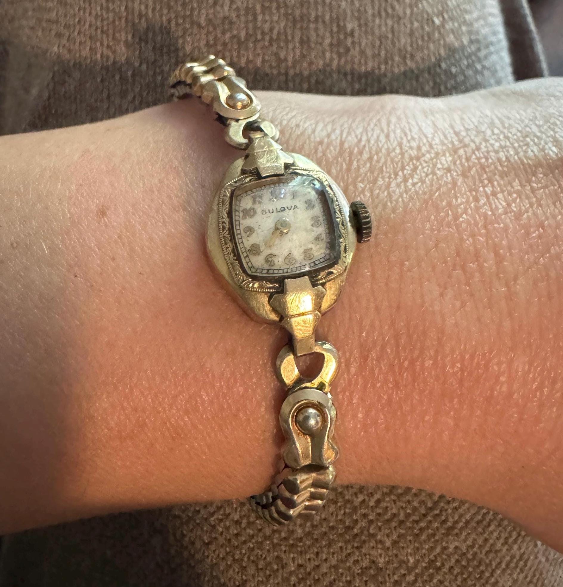 Antique Bulova 1942 10k Gold Filled Watch - Etsy