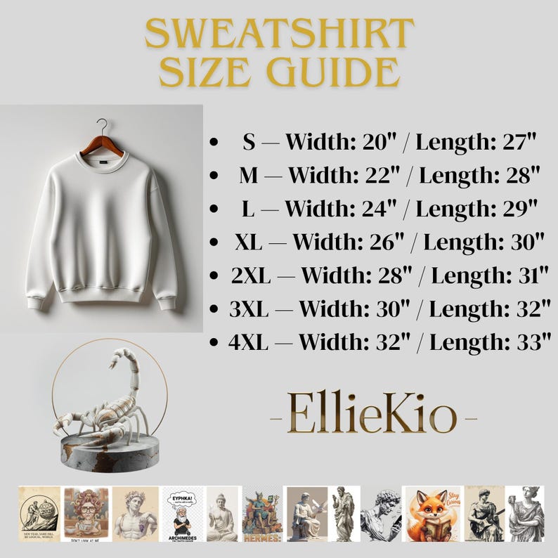 Men's Minimalist Gold Logo Sweatshirt, Modern Streetwear Crewneck, Unisex Pullover image 8