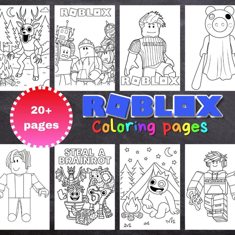 Roblox Rivals Colour In Roblox Rivals Colouring Pages - Etsy Australia