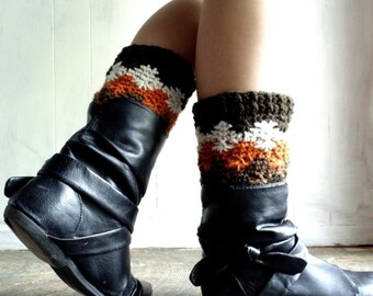 Crochet PATTERN - Spark and Ember Boot Cuffs