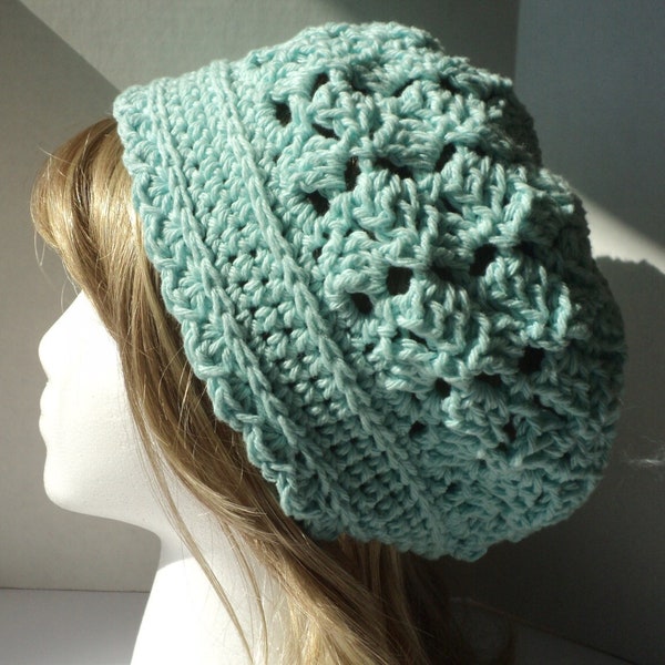 Crochet PATTERN- Tulip Stitch Slouchy Hat Pattern