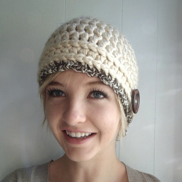 Crochet PATTERN - Chloe Cloche Hat  (sizes Toddler - Adult)