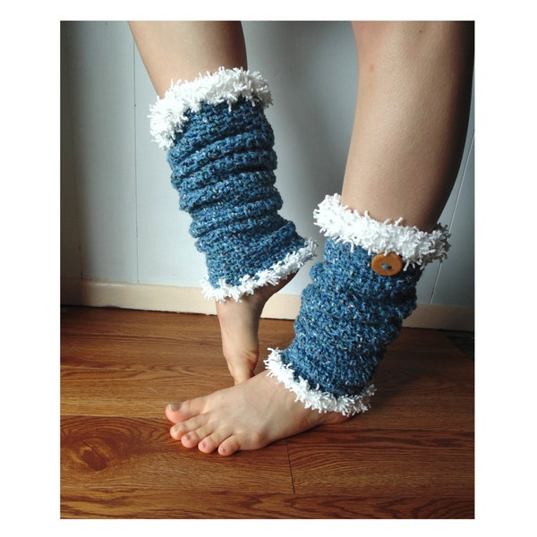 Crochet PATTERN - Frosty Leg Warmers (Toddler, Child, Adult Sizes)