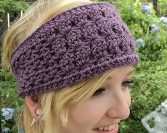 Crochet PATTERN --Star Stitch Headband (Adult and Children sizes)