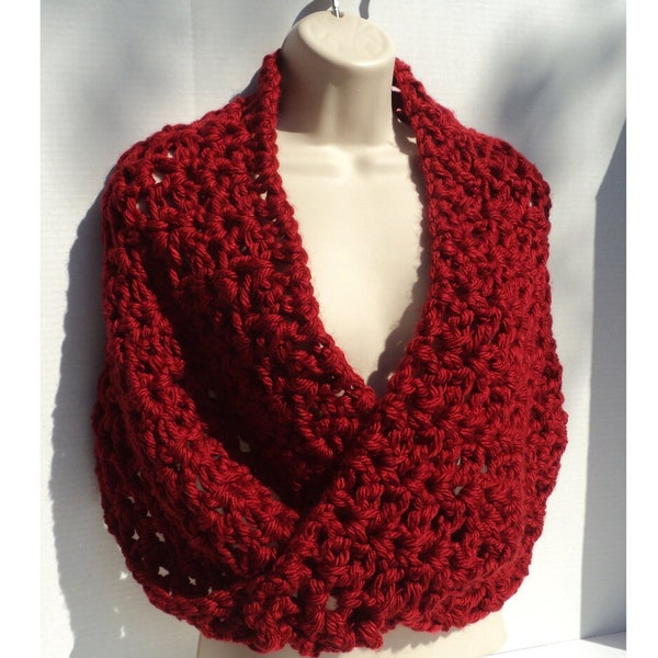 Crochet PATTERN  - Simple Elegance  Mobius cowl, Neck Scarf and Shawl