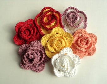 PATRON au crochet - Juste des roses