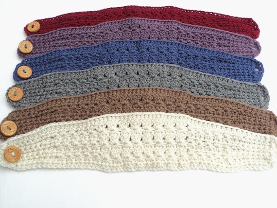 Crochet PATTERN - Star Stitch Wide Headband Pattern (Adult and Children sizes)