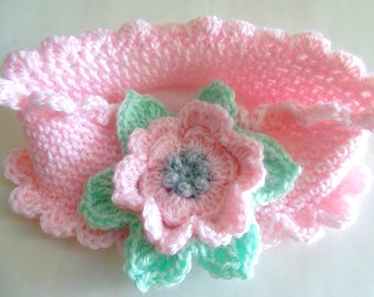Crochet PATTERN -- Victorian Rose  Headband (Adult and child sizes)