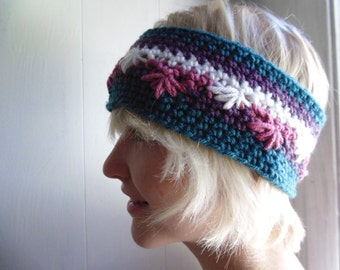 Crochet PATTERN - Spark and Ember Headband