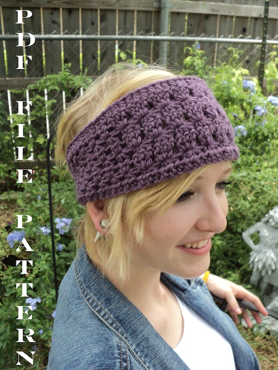 Custom Chunky Crochet Headband Orders - available in Adult, Child or Baby Sizes. Crochet Pattern: the Harmony Ear Warmer -toddler, Child  main image 2