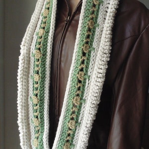 Crochet PATTERN Enchanted Grove Infinity Scarf image 4