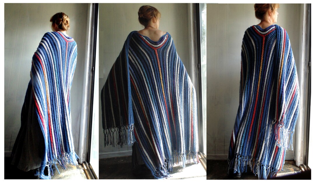 Crochet PATTERN Simply Ruana cloak Shawl Poncho Etsy