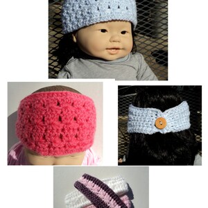 Crochet PATTERN Star Stitch Headband Adult and Children sizes image 5