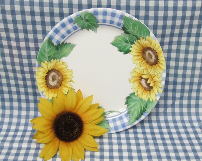Corelle Sunflower Dinnerware Set, Corning, Sunsations, 16 Pieces