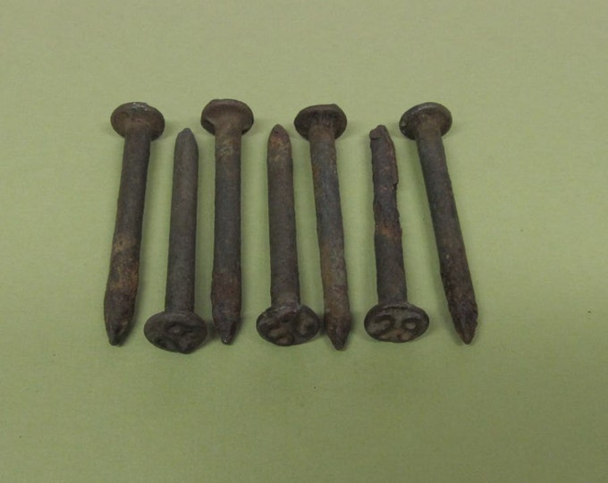 7 Vintage Railroad Date Nails, Spikes, RR Nails, 1929, Etsy