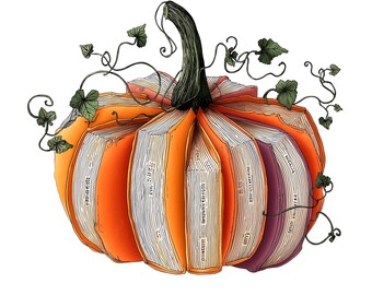 Retro Kürbis Buchliebhaber PNG, Herbst lesen Sublimationsdesign, gemütlicher Herbst Lehrer Shirt Clipart, Buch Kürbis PNG Download