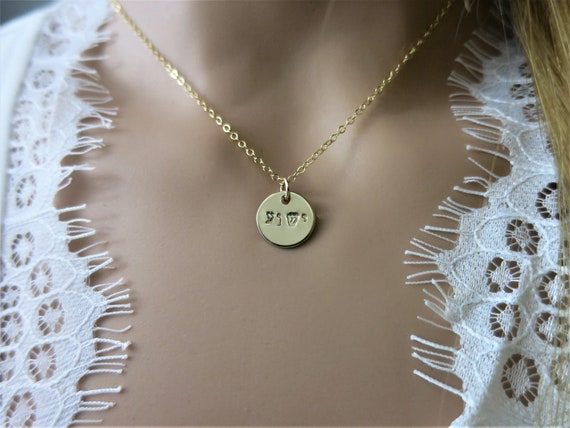 Yeshua Hebrew Necklace | Yeshua Jewelry | Religious Jewelry | Sterling Silver | 14k Gold Fill | Hand Stamped ישוע
