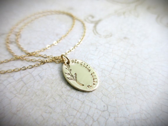 I am my beloved and my beloved is mine | Hebrew Necklace | Ani l'dodi v'dodi li | Hebrew Love Necklace | 14k GF | Gold Filled | Hand Stamped