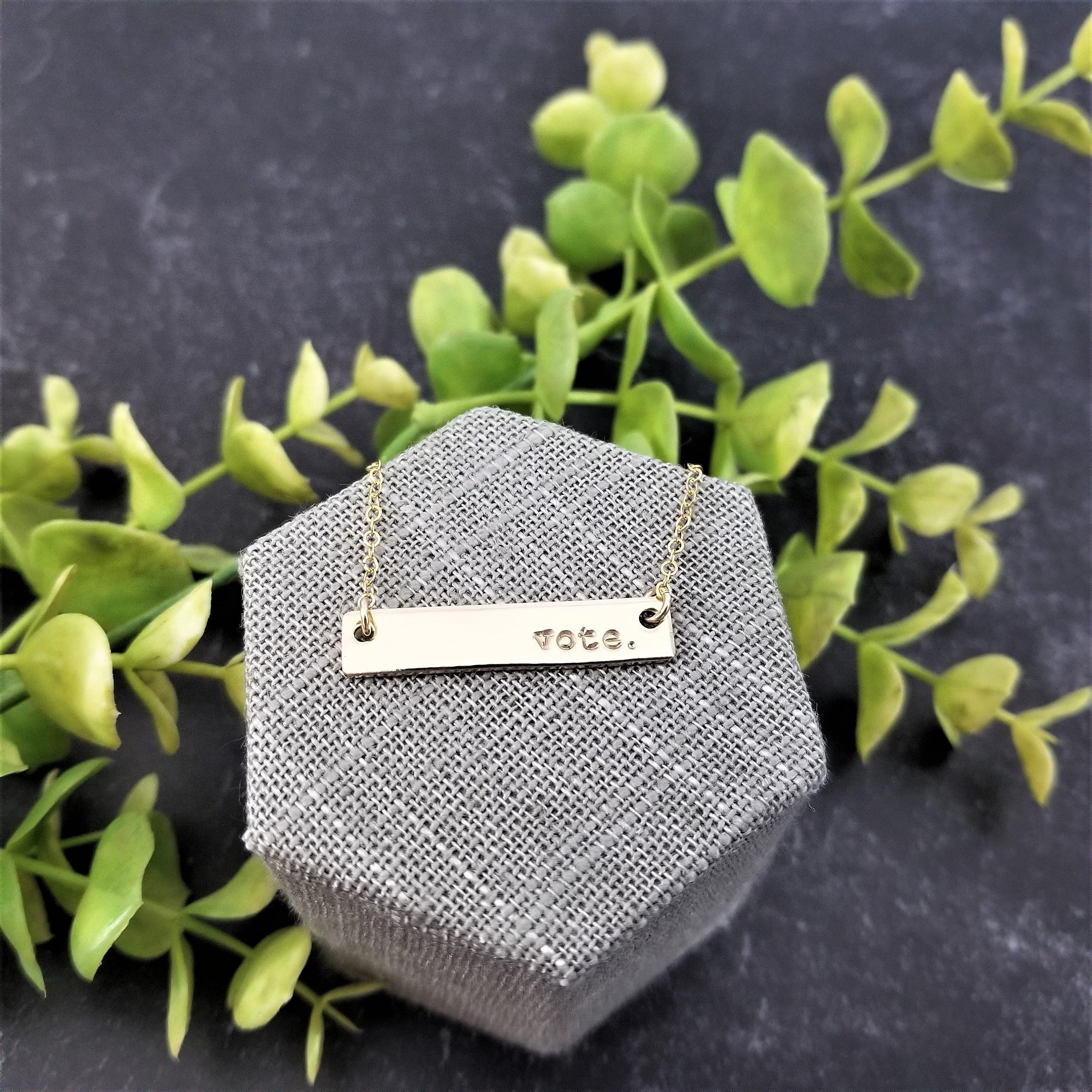 mint and lily vote necklace mint and lily vote necklace