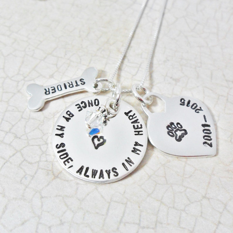 Pet Memorial Jewelry Pet Remembrance Jewelry Dog Jewelry Etsy