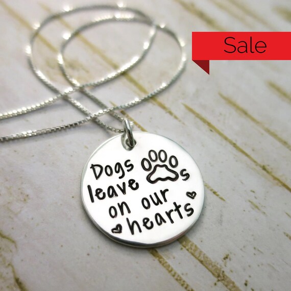Dogs Leave Paw Prints Necklace Dogs Leave Paw Prints Necklace