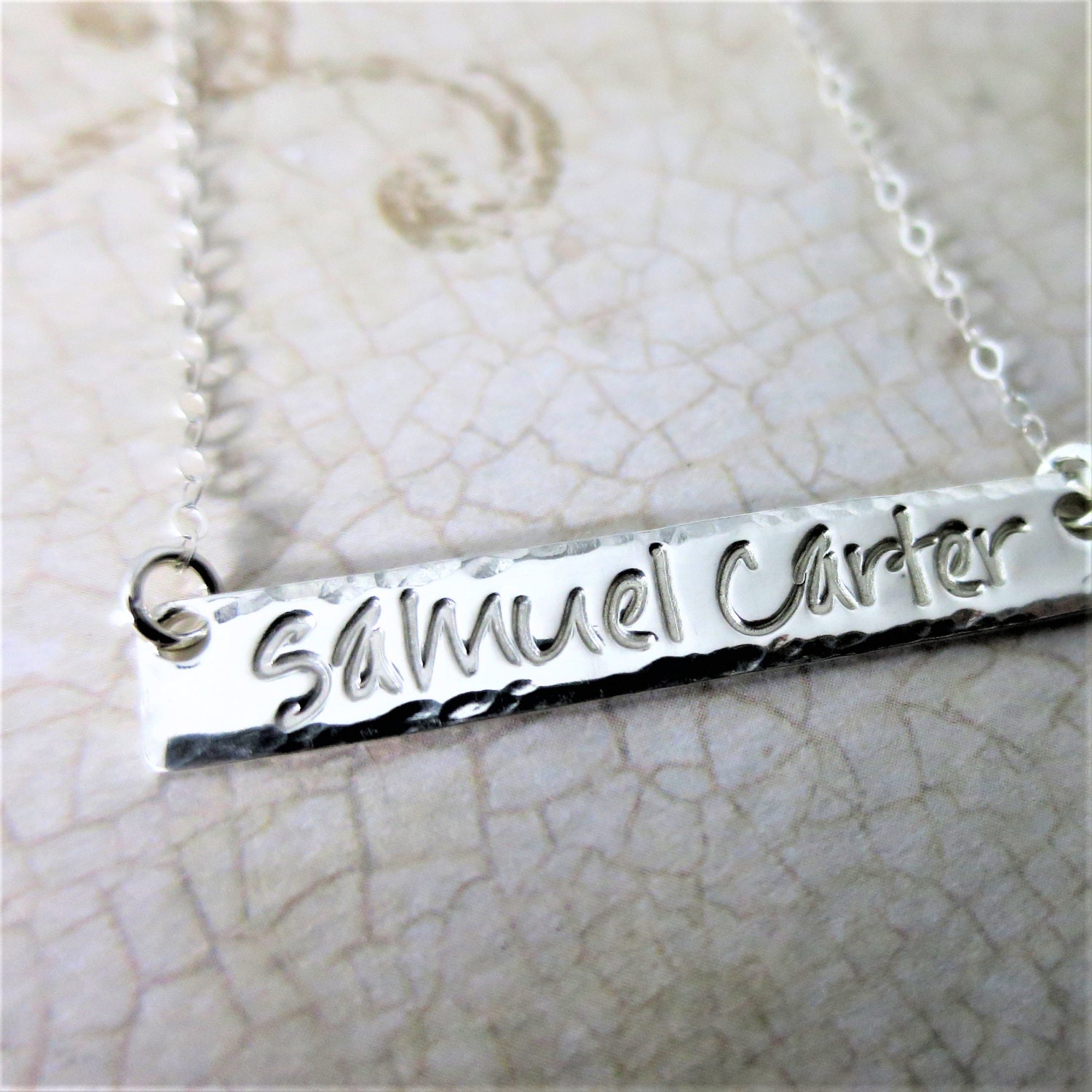 Name Necklace Sterling Silver Bar Custom Name Jewelry Mommy Jewelry Personalized Necklace Silver Name Bar Horizontal Name Necklace Sterling Silver Bar Custom Name Jewelry Mommy Jewelry Personalized Necklace Silver Name Bar Horizontal