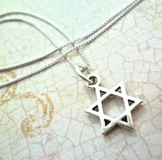 Star of David Necklace | Sterling Silver Star of David | Magen David | Judaica | Jewish Jewelry | Bat Mitzvah Gift | Religious Jewelry